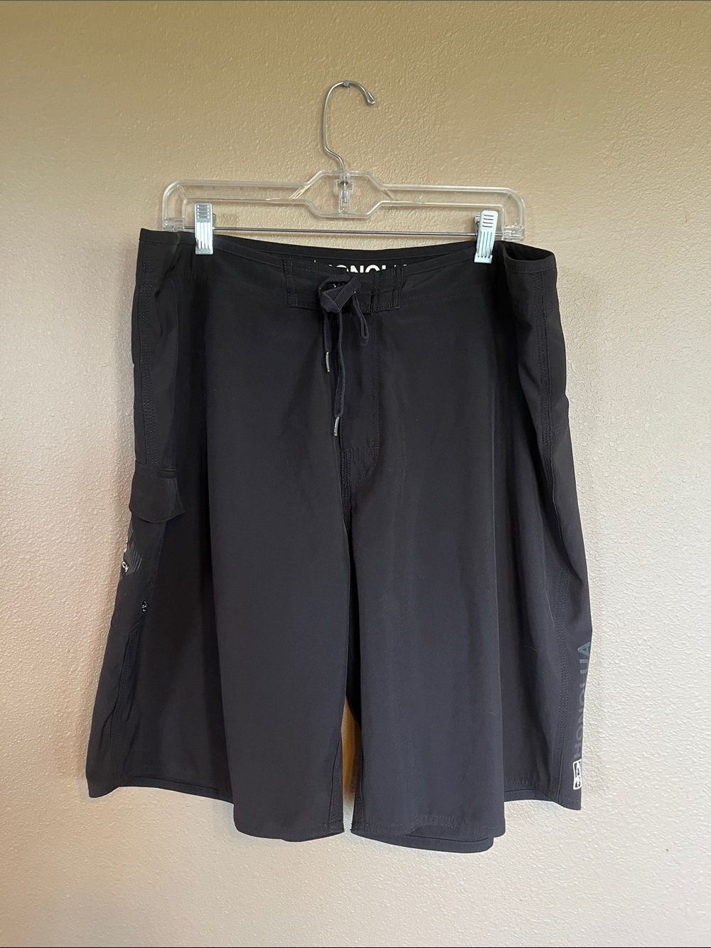 Honolua Men's Black Swim Board Shorts